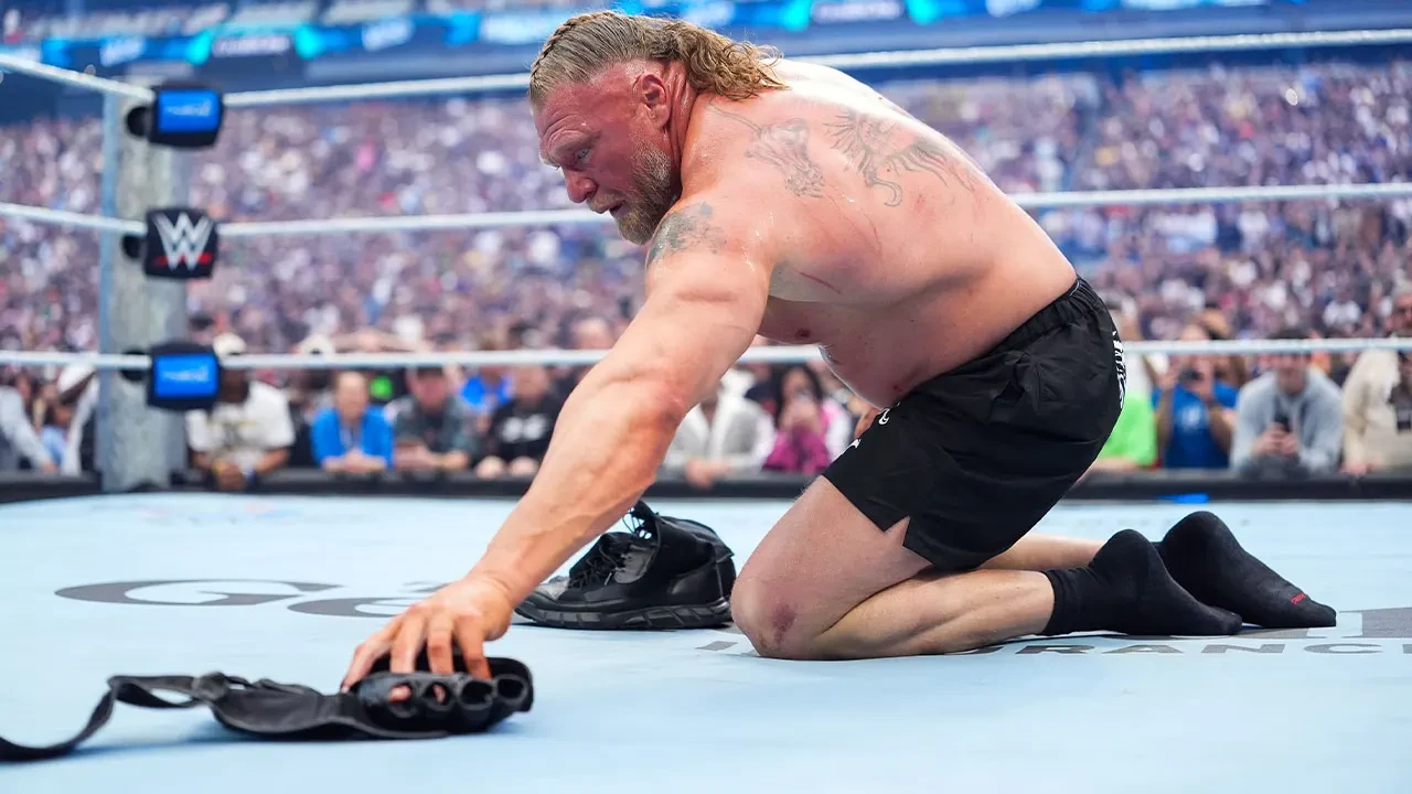 Brock Lesnar shocks WWE officials with unplanned WrestleMania 42 retirement signal now